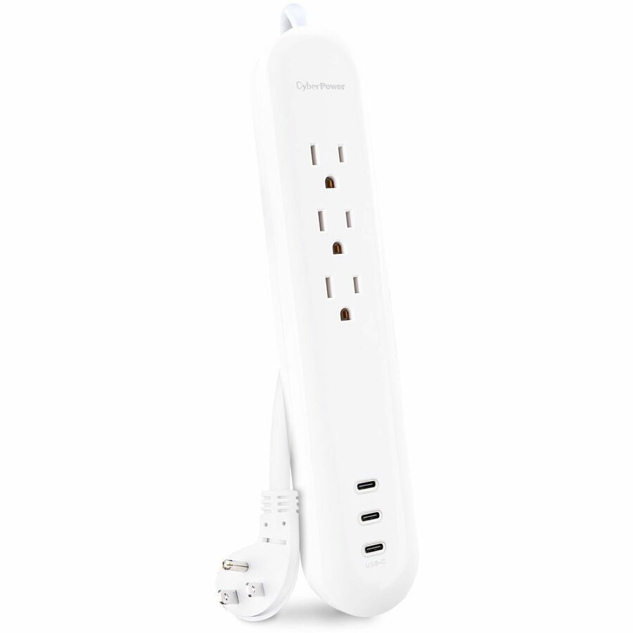 Alternate-Image5 Image for CyberPower P304UC3 Home and Office 3 - Outlet Surge Protector with 500 J Surge Suppression