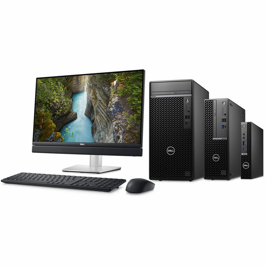 Alternate-Image2 Image for Dell OptiPlex 7000 7410 All-in-One Thin Client Pentium Gold G7400T Dual-core (2 Core) - Textured Black