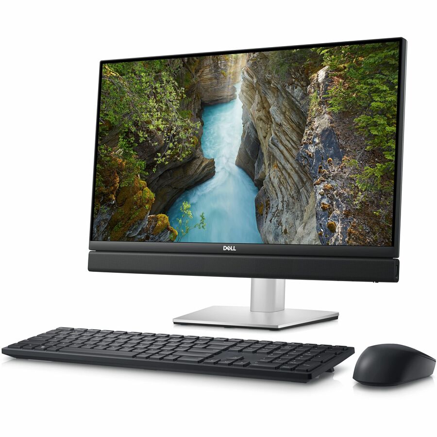 Left Image for Dell OptiPlex 7000 7410 All-in-One Thin Client Pentium Gold G7400T Dual-core (2 Core) - Textured Black
