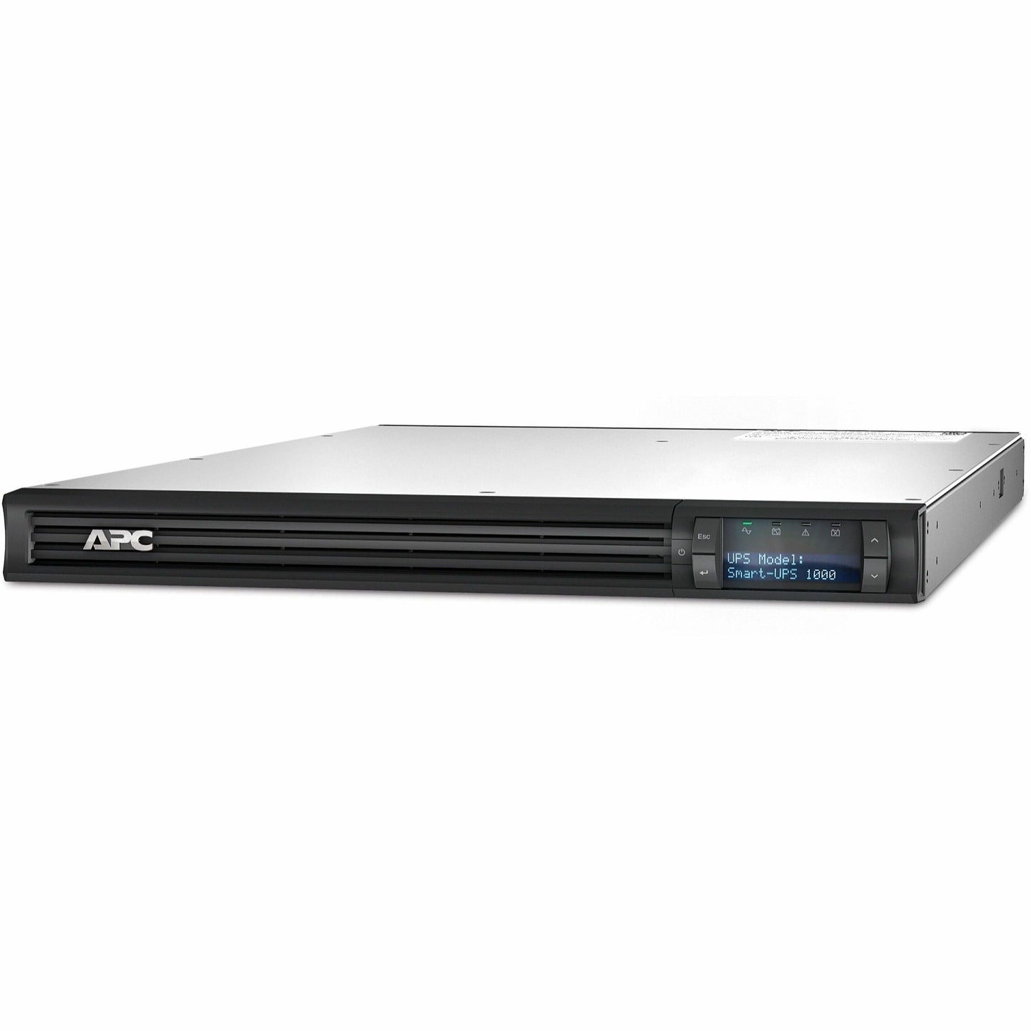Main Image for APC Smart-UPS, Line Interactive, 1000 VA, LCD, Rackmount 1U, 120V, 4x NEMA 5-15R outlet, USB, AVR, Short Depth