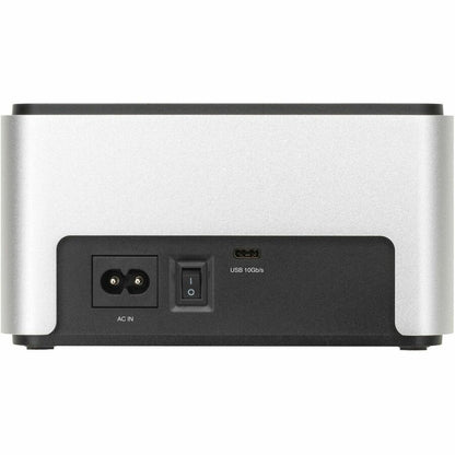 Alternate-Image2 Image for OWC Drive Dock SATA/600, PCI Express NVMe - USB 3.2 (Gen 2) Type C Host Interface Desktop - Silver, Black