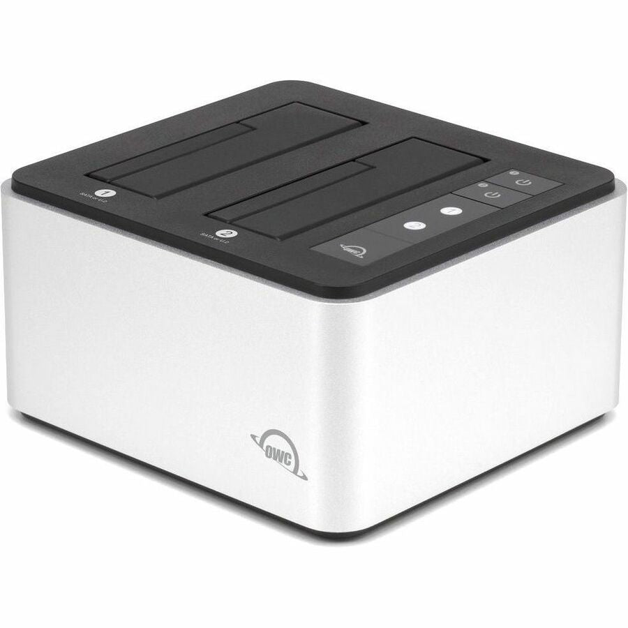 Main Image for OWC Drive Dock SATA/600, PCI Express NVMe - USB 3.2 (Gen 2) Type C Host Interface Desktop - Silver, Black