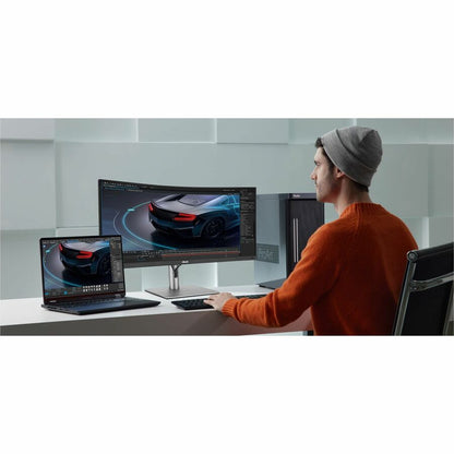 Life-Style Image for Asus ProArt PA34VCNV 34" Class UW-QHD Curved Screen LCD Monitor - 21:9