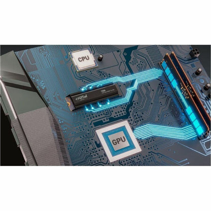 Alternate-Image4 Image for Crucial T500 2 TB Solid State Drive - M.2 Internal - PCI Express NVMe (PCI Express NVMe 4.0)