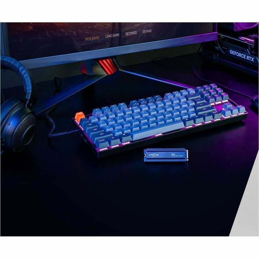 Alternate-Image5 Image for Crucial T500 2 TB Solid State Drive - M.2 Internal - PCI Express NVMe (PCI Express NVMe 4.0)