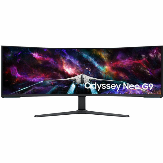 Main Image for Samsung Odyssey Neo G9 S57CG952NN 57" Class DUHD Curved Screen Gaming LED Monitor - 32:9 - Black, White