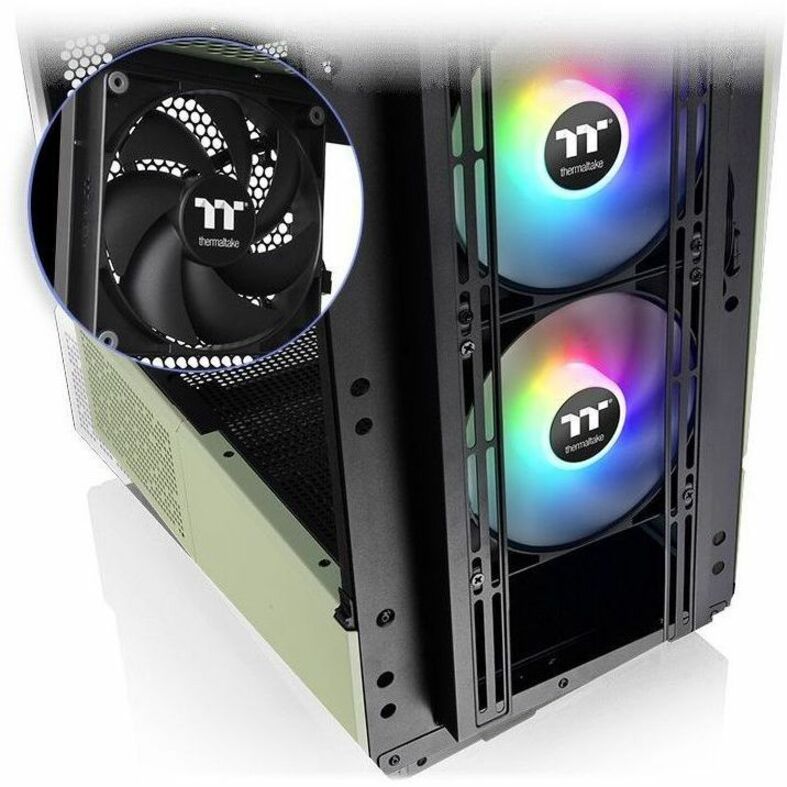 Alternate-Image8 Image for Thermaltake Ceres 300 TG ARGB Matcha Green Mid Tower Chassis
