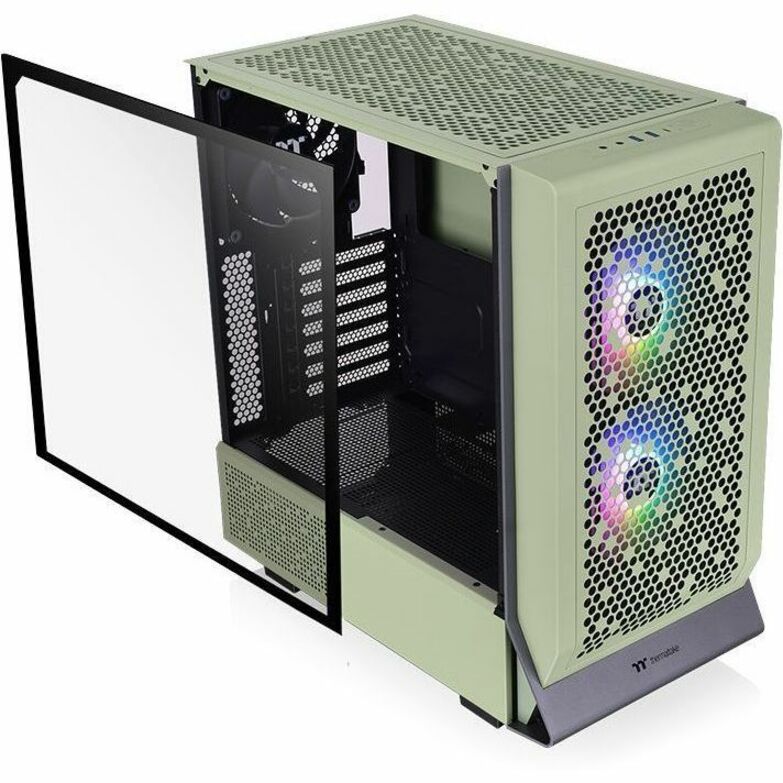 Alternate-Image4 Image for Thermaltake Ceres 300 TG ARGB Matcha Green Mid Tower Chassis