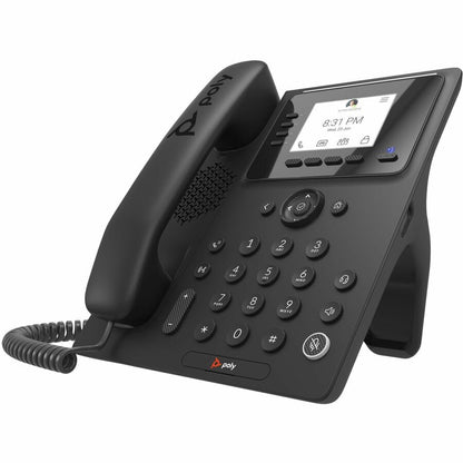 Alternate-Image2 Image for Poly CCX 350 IP Phone - Corded - Corded - Desktop, Wall Mountable - Black