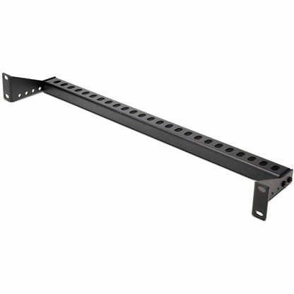 Alternate-Image1 Image for StarTech.com 1U Horizontal Cable Management Bar w/Adjustable Depth, 19" Rack-Mountable Lacing Bar For Organized Racks/Cabinets/Patch Panel