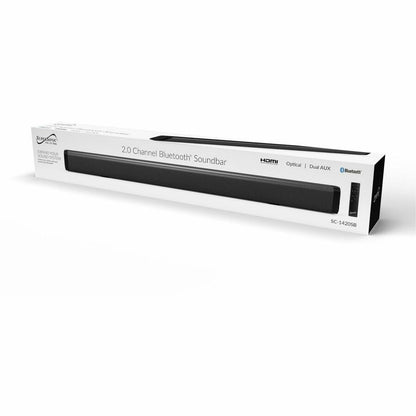 Alternate-Image3 Image for Supersonic SC-1420SB 2.0 Bluetooth Sound Bar Speaker - 24 W RMS - Black