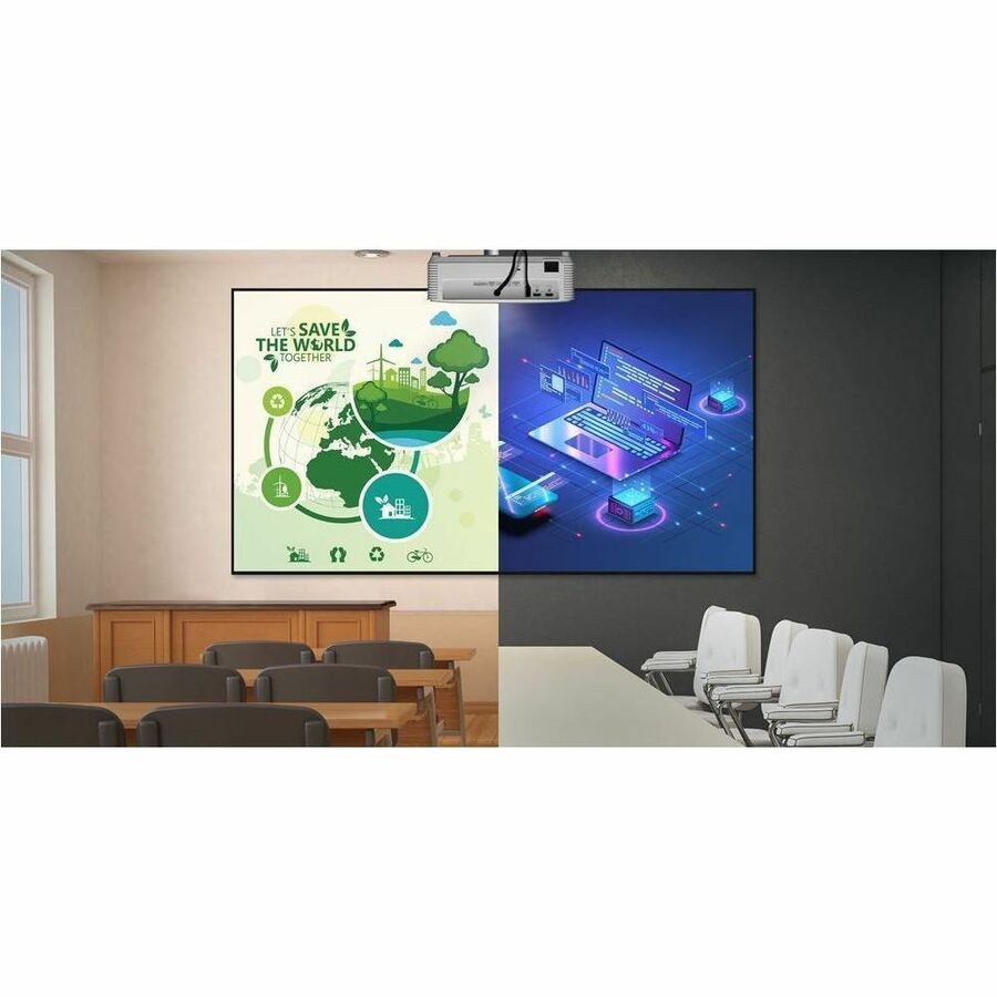 Alternate-Image2 Image for Optoma 3D DLP Projector - White