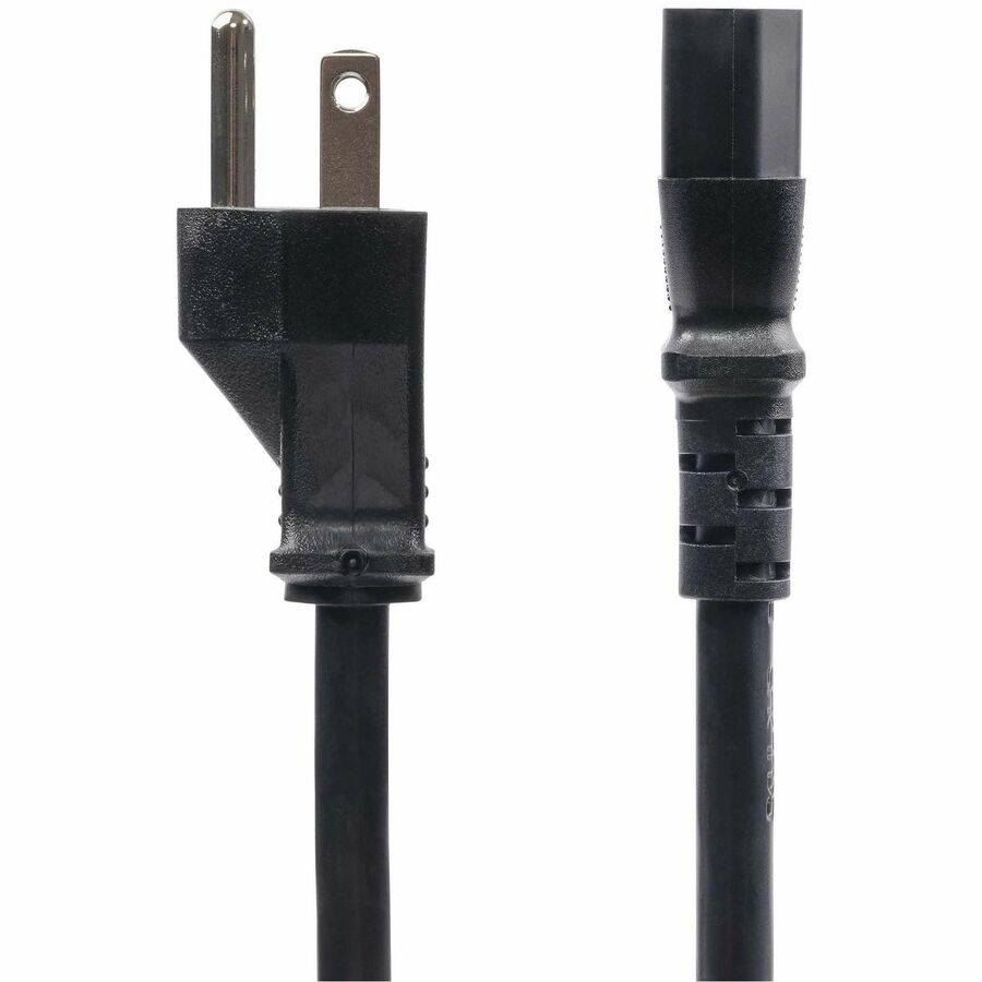 Alternate-Image1 Image for StarTech.com 8ft (2.4m) Computer Power Cord, NEMA 5-15P to IEC 60320 C13 AC Power Cable, 13A 125V, 16AWG, UL Listed