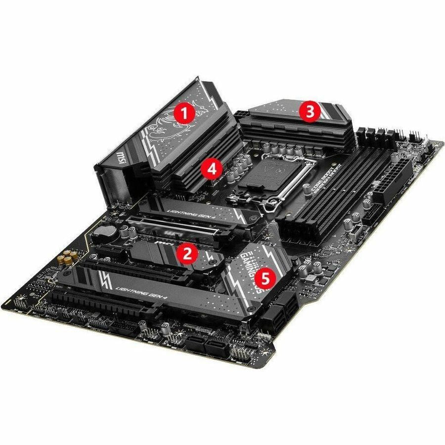 Alternate-Image7 Image for MSI Z790 GAMING PLUS WIFI Gaming Desktop Motherboard - Intel Z790 Chipset - Socket LGA-1700 - ATX