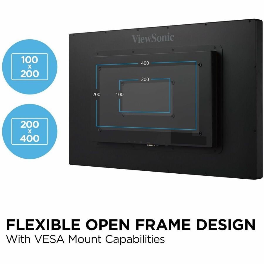 Alternate-Image4 Image for ViewSonic TD3207 32" Class Open-frame LED Touchscreen Monitor - 16:9 - 5 ms