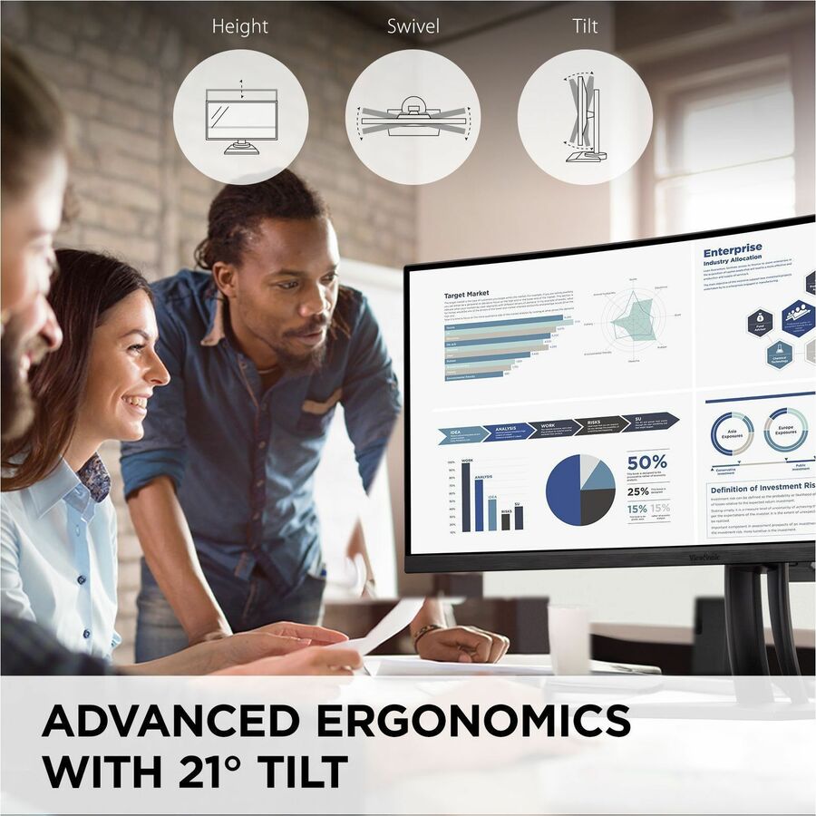 Alternate-Image9 Image for ViewSonic ColorPro VP3456A 34" Class UW-QHD Curved Screen LED Monitor - 21:9 - Black