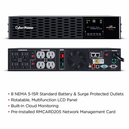 Alternate-Image5 Image for CyberPower PR1500RTXL2UCN Smart App Sinewave UPS Systems