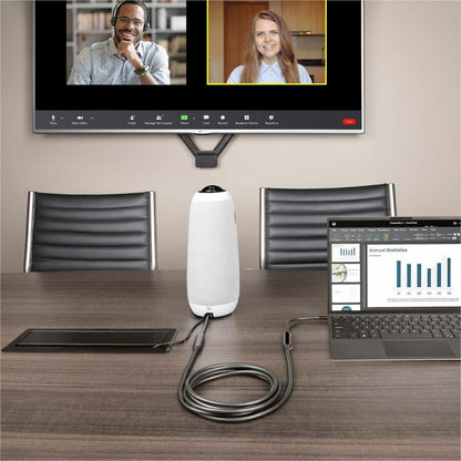 Alternate-Image7 Image for StarTech.com 3m (10ft) Active USB-C Cable, USB 3.2 Gen 2 10Gbps, Long USB Type-C Data Transfer Cable, 60W PD, 8K 60Hz, DP 1.4 Alt Mode