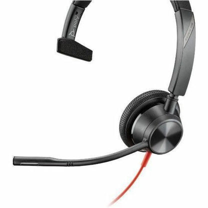 Alternate-Image1 Image for Poly Blackwire 3310 Monaural USB-C Headset + USBC/A Adapter