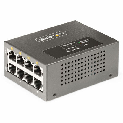 Main Image for StarTech 4-Port Multi-Gigabit PoE++ Injector, 5/2.5/1G Ethernet (NBASE-T), PoE/PoE+/PoE++ (802.3af/802.3at/802.3bt), 160W Budget, TAA