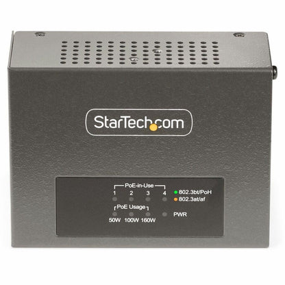 Alternate-Image4 Image for StarTech 4-Port Multi-Gigabit PoE++ Injector, 5/2.5/1G Ethernet (NBASE-T), PoE/PoE+/PoE++ (802.3af/802.3at/802.3bt), 160W Budget, TAA