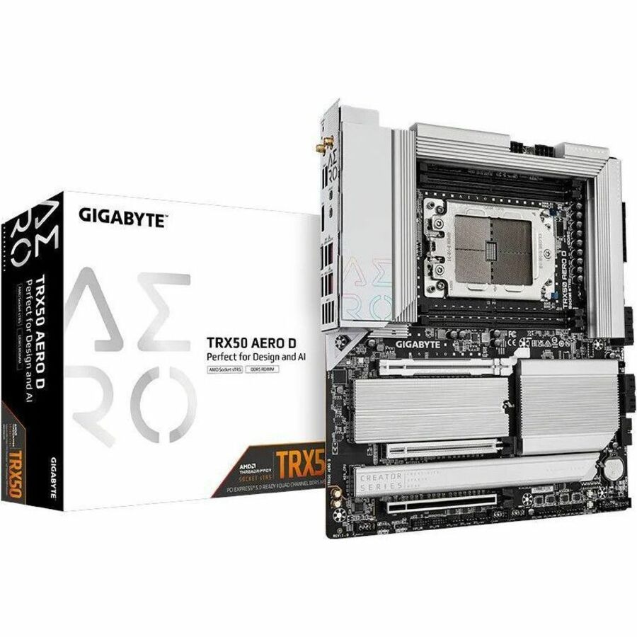 Alternate-Image3 Image for GIGABYTE Ultra Durable TRX50 AERO D Desktop Motherboard - AMD TRX50 Chipset - Socket sTR5 - Extended ATX
