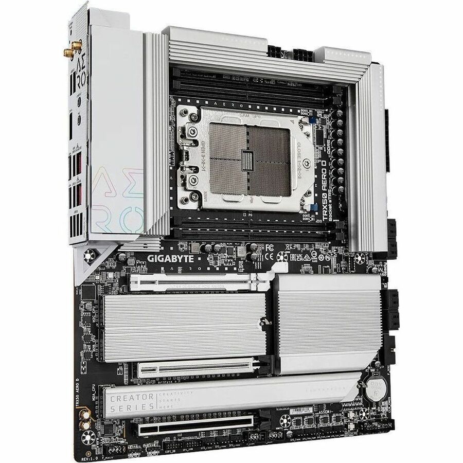 Alternate-Image1 Image for GIGABYTE Ultra Durable TRX50 AERO D Desktop Motherboard - AMD TRX50 Chipset - Socket sTR5 - Extended ATX