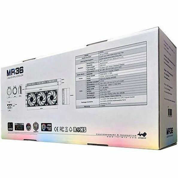 Alternate-Image10 Image for In Win IW-LC-MR36 Cooling Fan/Radiator/Water Block/Pump - 3 Pack