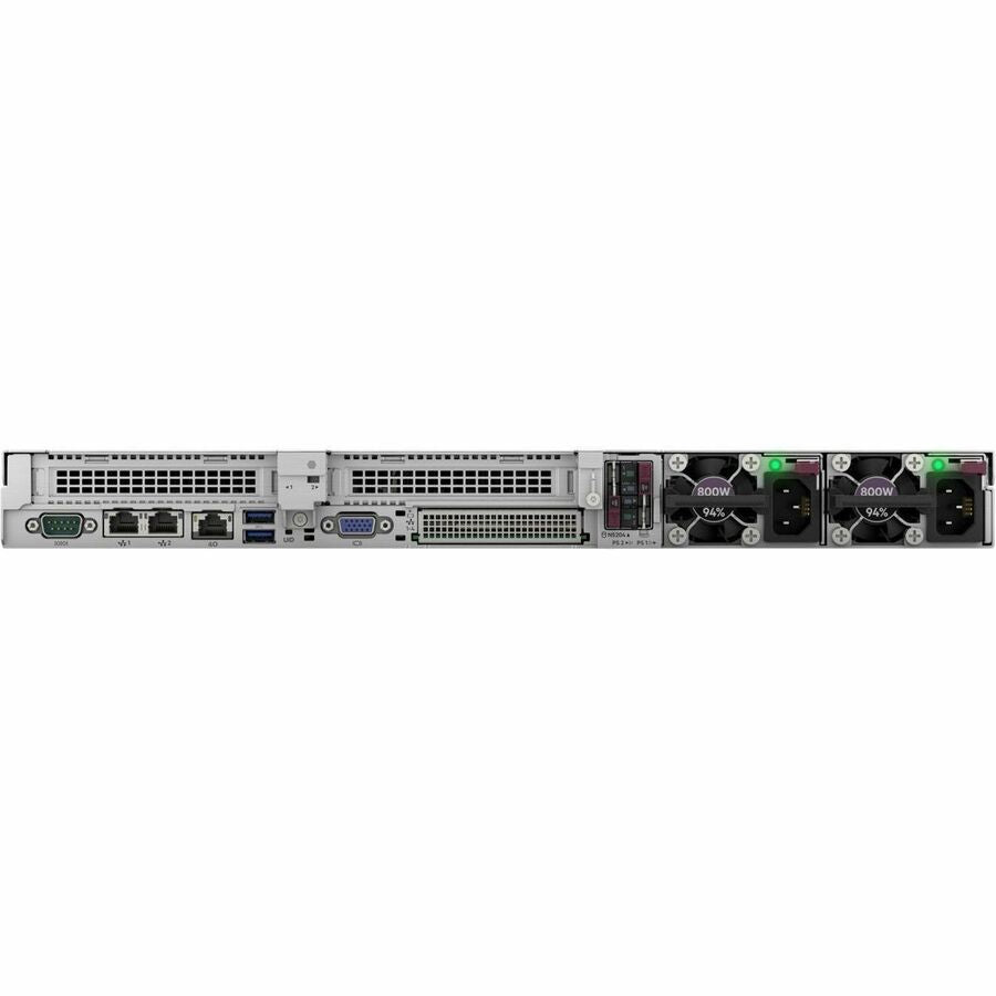 Rear Image for HPE SMART CHOICE ProLiant DL320 G11 1U Rack Server - 1 x Intel Xeon Gold 5416S 2 GHz - 64 GB RAM - NVMe Controller