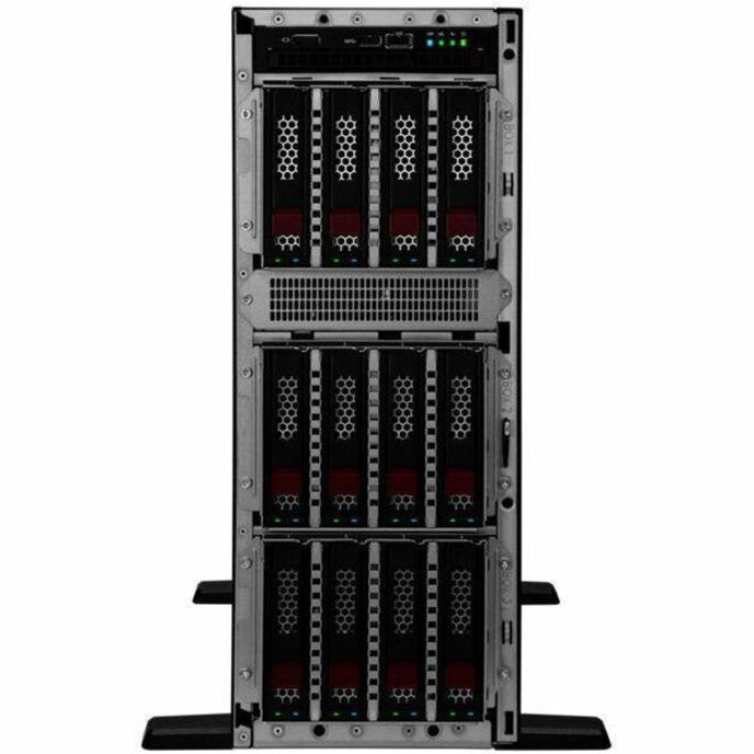 Alternate-Image1 Image for HPE SMART CHOICE ProLiant ML350 G11 4U Tower Server - 1 x Intel Xeon Silver 4410Y 2 GHz - 64 GB RAM - 960 GB SSD - (2 x 480GB) SSD Configuration - Serial Attached SCSI (SAS), Serial ATA Controller