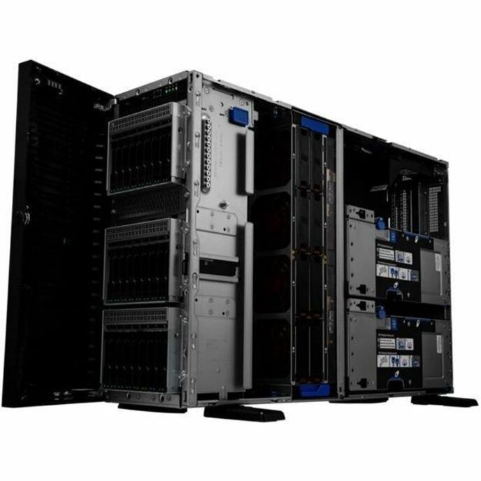Alternate-Image2 Image for HPE SMART CHOICE ProLiant ML350 G11 4U Tower Server - 1 x Intel Xeon Silver 4410Y 2 GHz - 64 GB RAM - 960 GB SSD - (2 x 480GB) SSD Configuration - Serial Attached SCSI (SAS), Serial ATA Controller