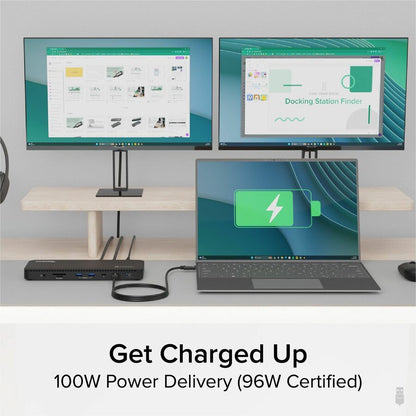 Alternate-Image5 Image for Plugable Thunderbolt 4 Dock with 100W Charging, Thunderbolt Certified