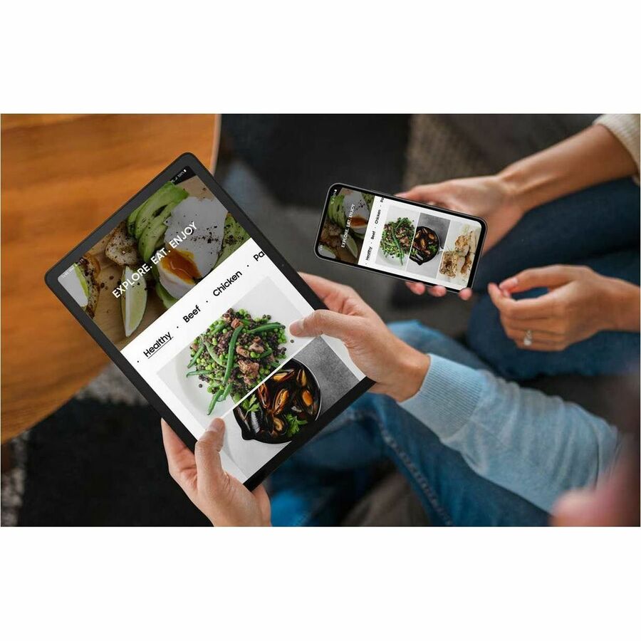 Life-Style Image for Samsung Galaxy Tab A9+ 5G SM-X218U Tablet - 11" WUXGA - Qualcomm SM6375 Snapdragon 695 5G (6 nm) Octa-core - 4 GB - 64 GB Storage - Android 14 - 5G - Graphite