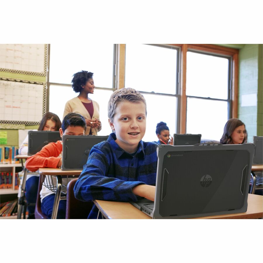 Life-Style Image for MAXCases Extreme Shell-F2 Chromebook Case for Acer C936/C936T Clamshell Chromebook 14" (Gray)