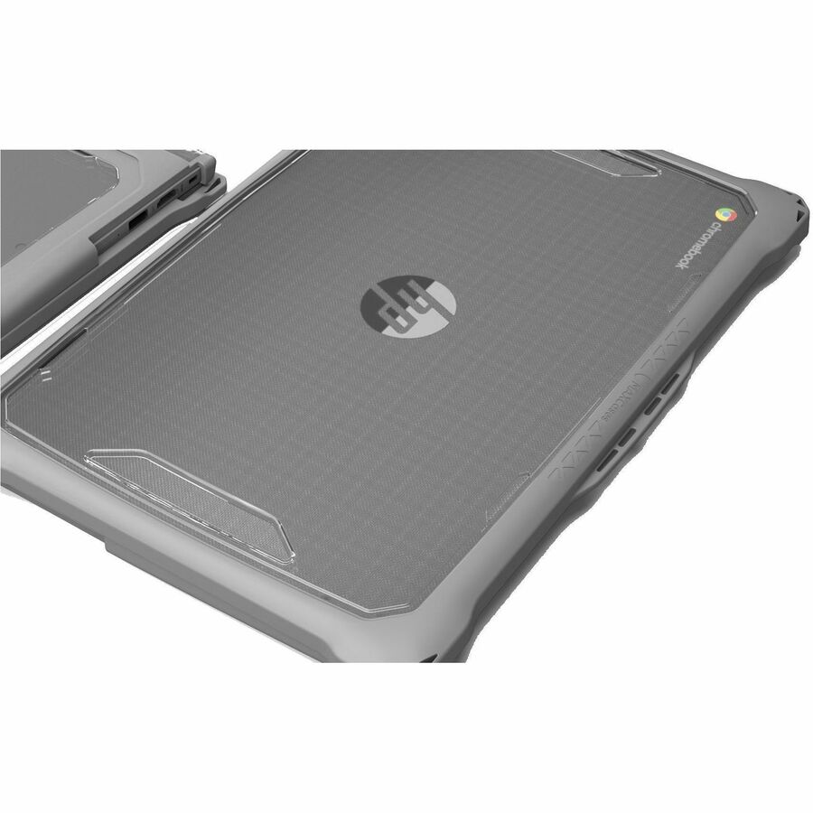 Alternate-Image5 Image for MAXCases Extreme Shell-F2 Chromebook Case for Acer C936/C936T Clamshell Chromebook 14" (Gray)