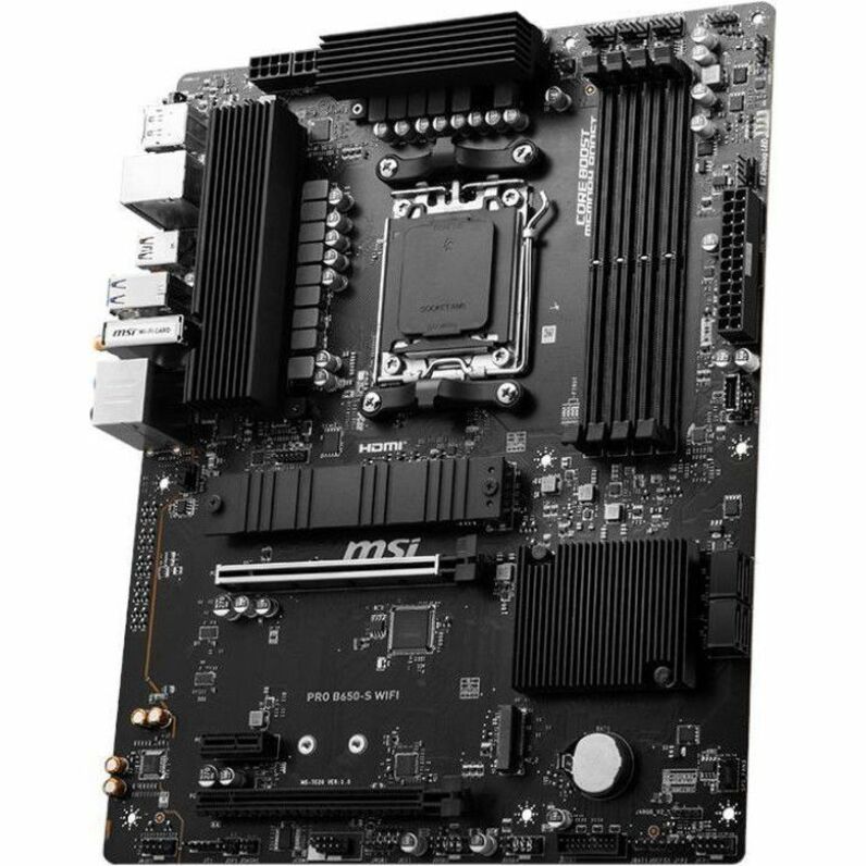 Alternate-Image2 Image for MSI PRO B650-S WIFI Desktop Motherboard - AMD B650 Chipset - Socket AM5 - ATX