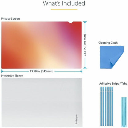 Alternate-Image7 Image for StarTech.com 15.6-inch 16:9 Gold Laptop Privacy Screen, Reversible Filter w/Enhanced Privacy, Computer Security Filter, +/- 30&deg; View Angle