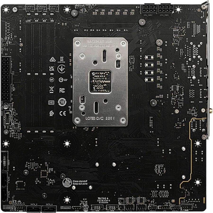 Alternate-Image2 Image for MSI B650M PROJECT ZERO Gaming Desktop Motherboard - AMD B650 Chipset - Socket AM5 - Micro ATX