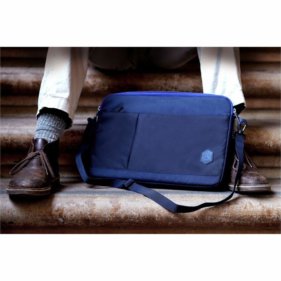 Life-Style Image for STM Goods Blazer Rugged Carrying Case (Sleeve) for 15" to 16" Apple MacBook Pro - Black