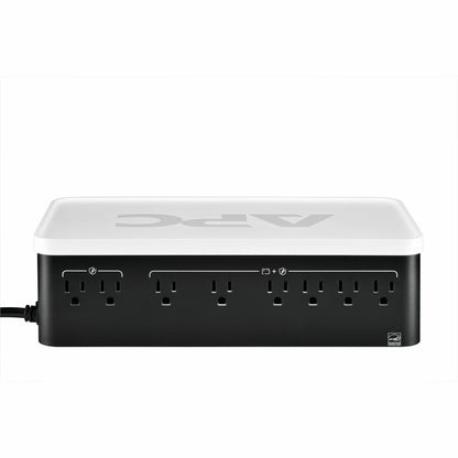 Rear Image for APC Back-UPS, 1050VA/600W, Floor/Wall Mount, 120V, 8x NEMA 5-15R outlets, USB Type A + C Ports
