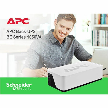 Alternate-Image3 Image for APC Back-UPS, 1050VA/600W, Floor/Wall Mount, 120V, 8x NEMA 5-15R outlets, USB Type A + C Ports