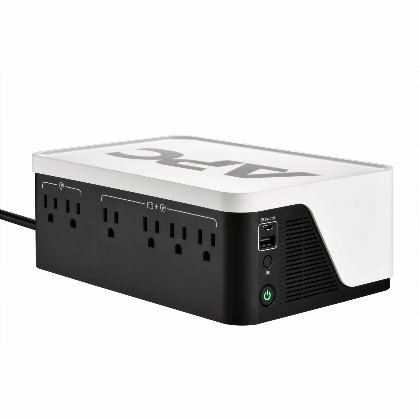 Main Image for APC Back-UPS, 700VA/420W, Floor/Wall Mount, 120V, 6x NEMA 5-15R outlets, USB Type A + C Ports, Battery is not user replaceable