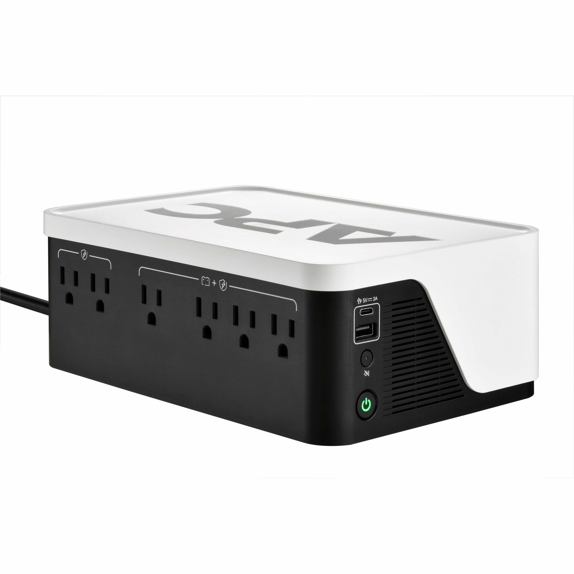 Main Image for APC Back-UPS, 700VA/420W, Floor/Wall Mount, 120V, 6x NEMA 5-15R outlets, USB Type A + C Ports, Battery is not user replaceable