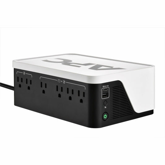 Main Image for APC Back-UPS, 700VA/420W, Floor/Wall Mount, 120V, 6x NEMA 5-15R outlets, USB Type A + C Ports, Battery is not user replaceable