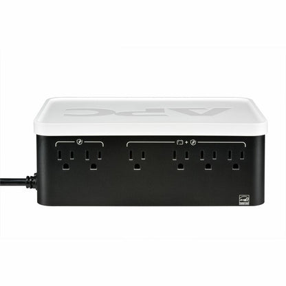 Rear Image for APC Back-UPS, 700VA/420W, Floor/Wall Mount, 120V, 6x NEMA 5-15R outlets, USB Type A + C Ports, Battery is not user replaceable