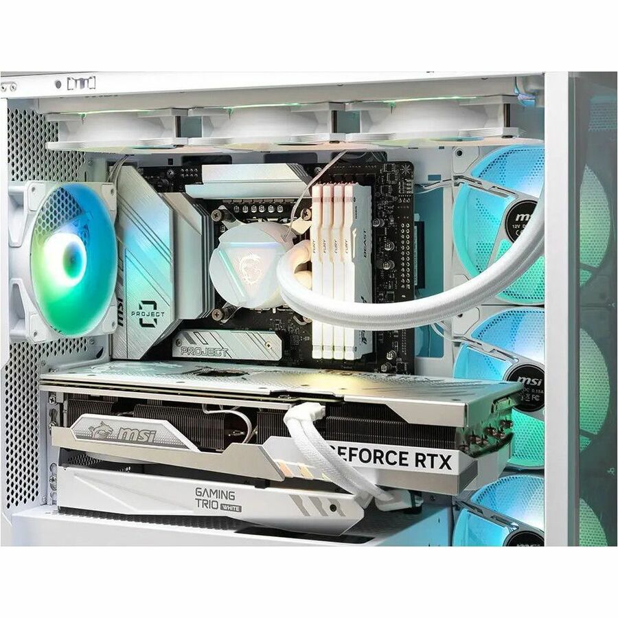 Alternate-Image9 Image for MSI B760M PROJECT ZERO Desktop Motherboard - Intel B760 Chipset - Socket LGA-1700 - Micro ATX