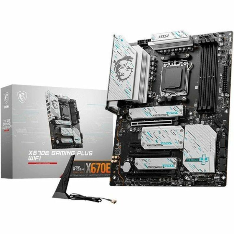 Alternate-Image3 Image for MSI X670E GAMING PLUS WIFI Gaming Desktop Motherboard - AMD X670 Chipset - Socket AM5 - ATX