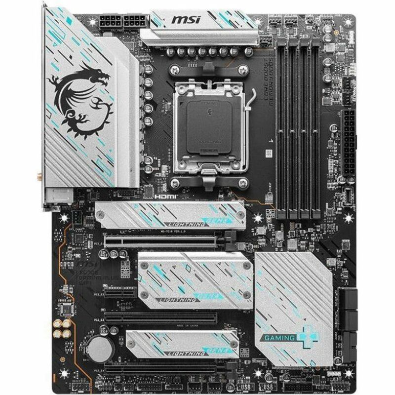 Alternate-Image2 Image for MSI X670E GAMING PLUS WIFI Gaming Desktop Motherboard - AMD X670 Chipset - Socket AM5 - ATX