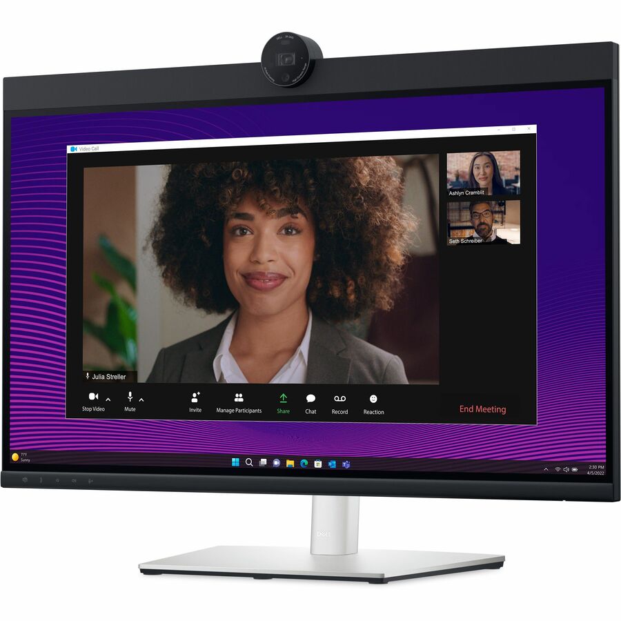 Alternate-Image4 Image for Dell P2724DEB 27" Class Webcam WQHD LED Monitor - 16:9 - Black, Silver