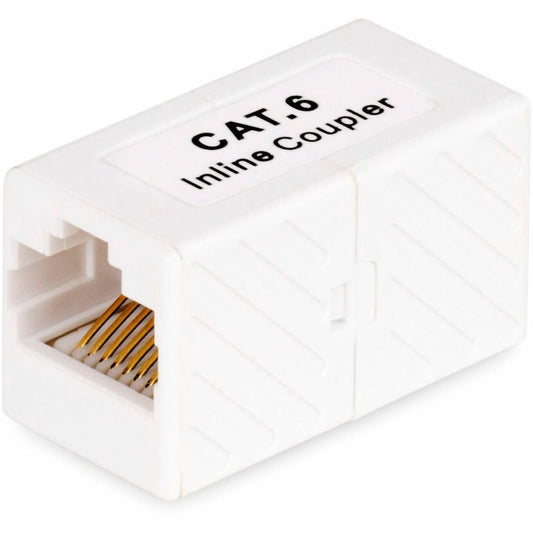 Main Image for StarTech.com RJ45 Coupler, Inline Cat6 Coupler, Female to Female (F/F) T568 Connector, Unshielded Ethernet Cable Extension
